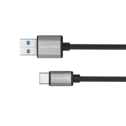 Kabel USB wtyk 3.0V - wtyk typu C 5 Gbps 1m Kruger&Matz Basic