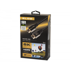 Przyłącze HDMI-HDMI 8k 3m PREMIUM 2.1V