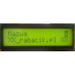 Wyświetlacz LCD 2x16 zielony